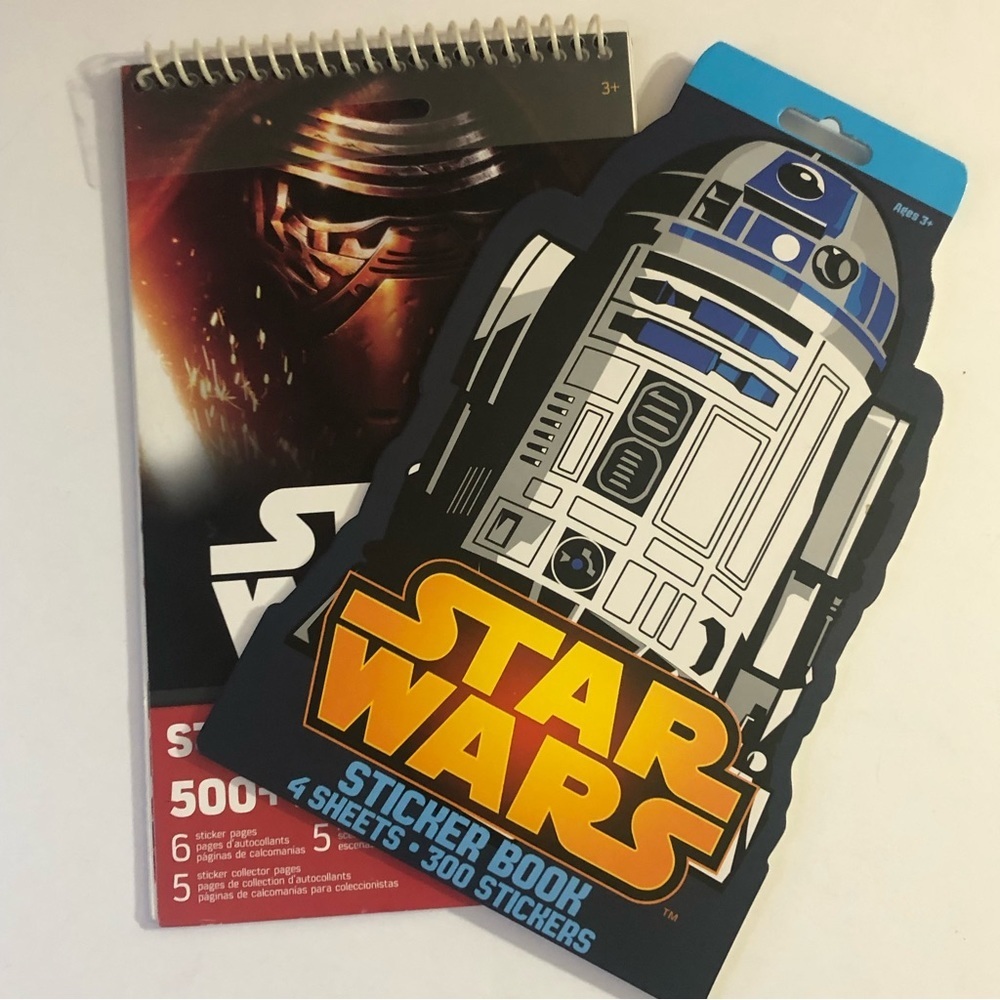 2 Star Wars Sticker Books